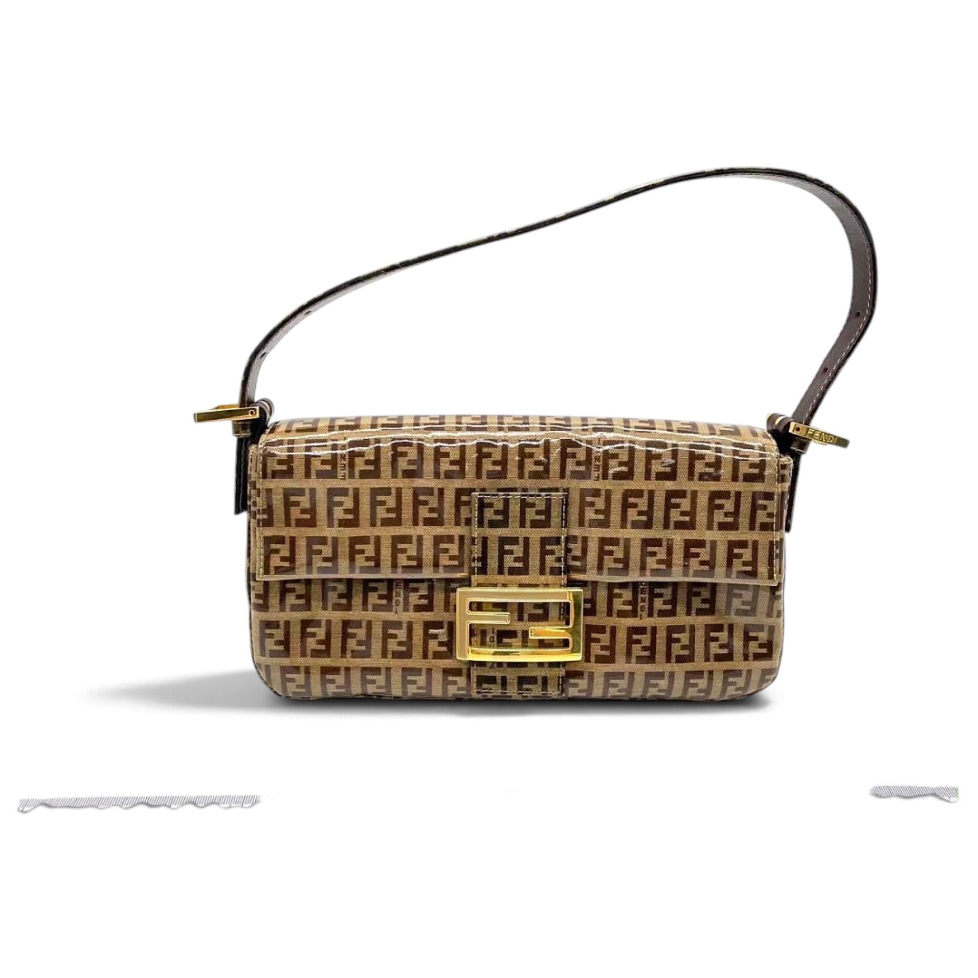 Baguette vinyl handbag