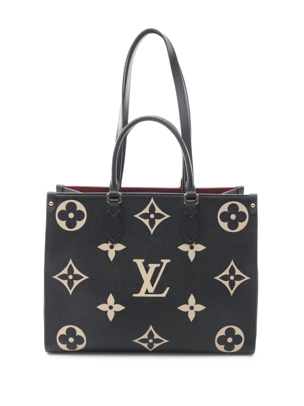 2021-2026 Bicolor Monogram Empreinte Giant Onthego MM satchel
