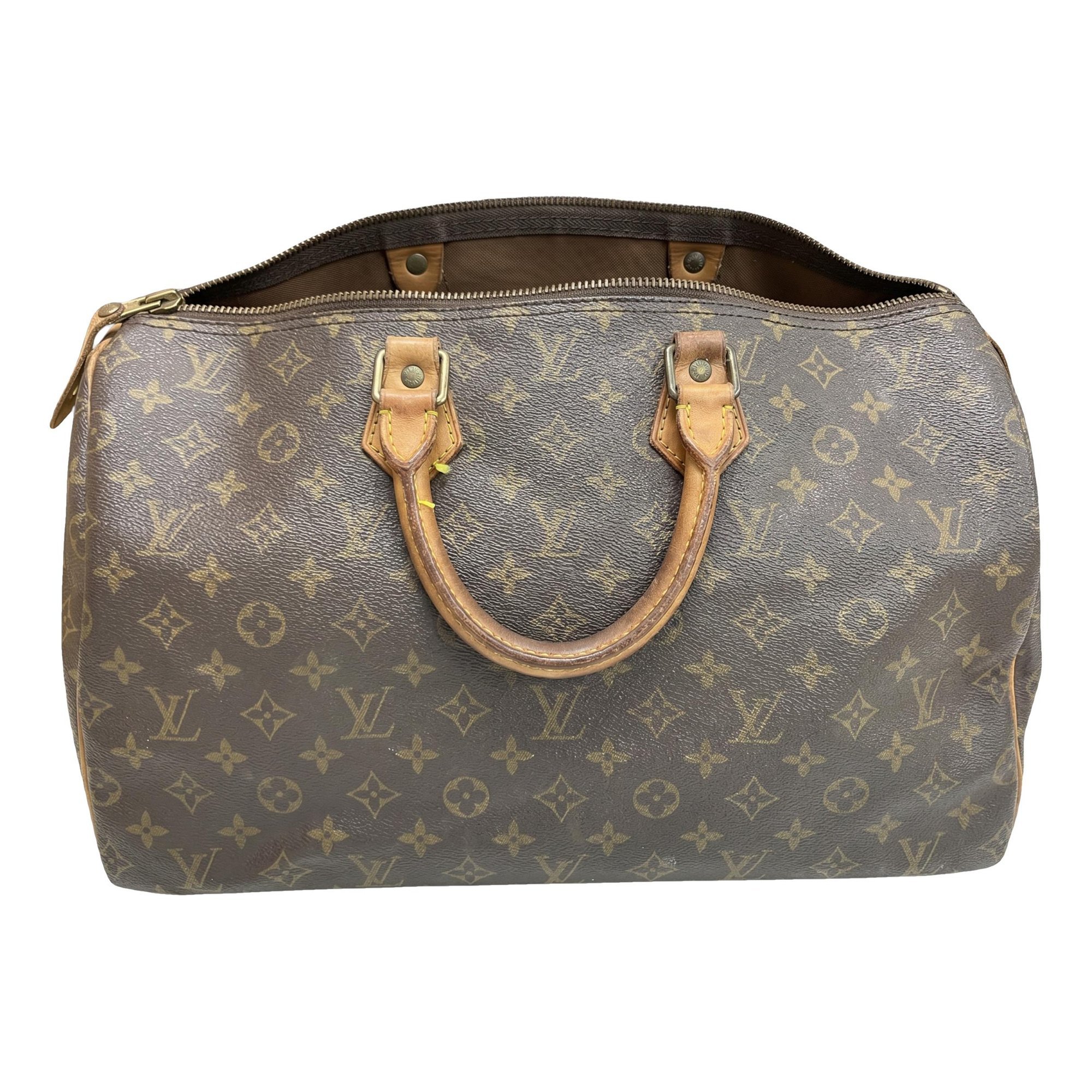 Speedy leather handbag