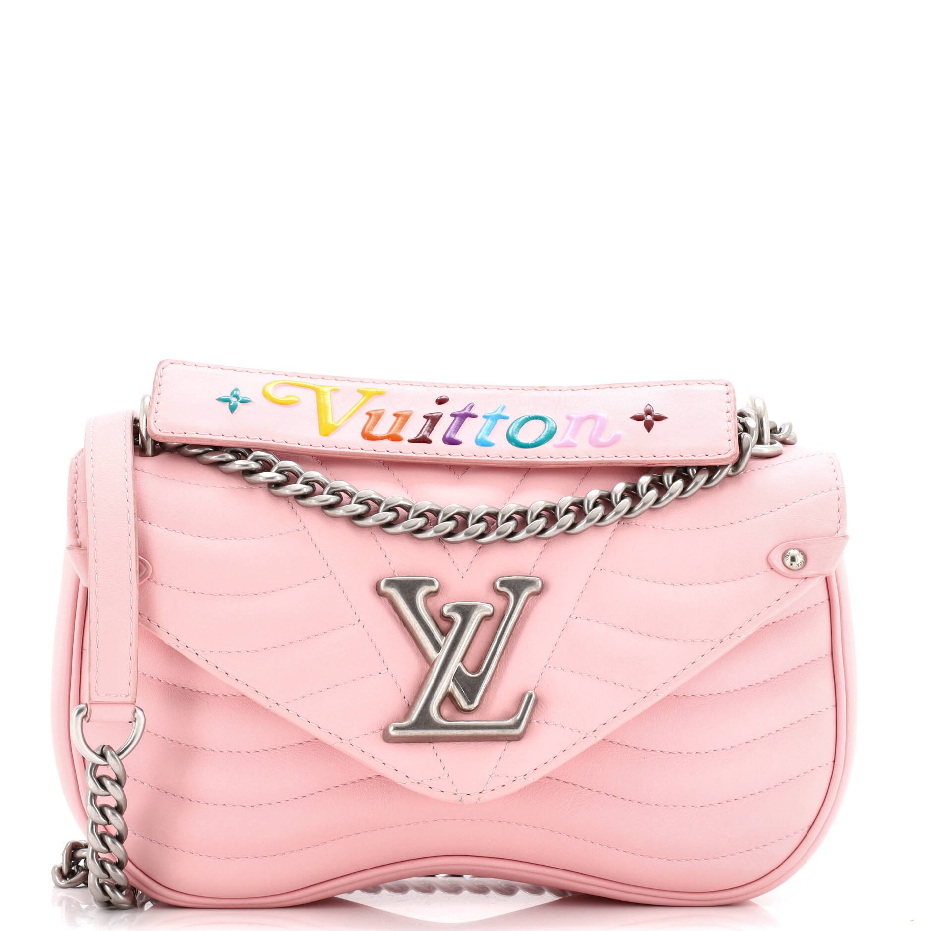 Louis Vuitton New Wave Chain Bag Quilted Leather MM