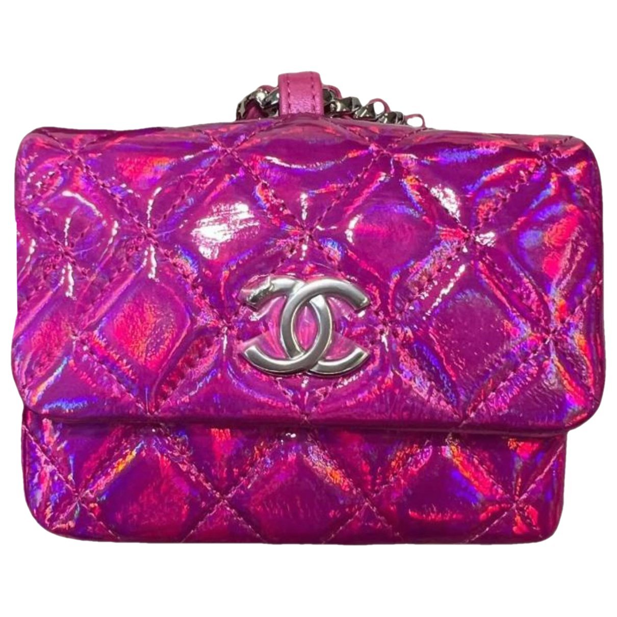 Patent leather handbag