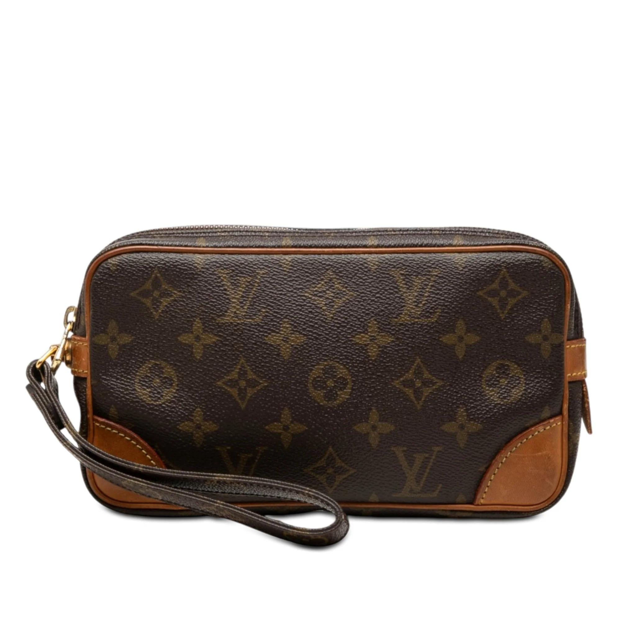 Marly Dragonne leather clutch bag