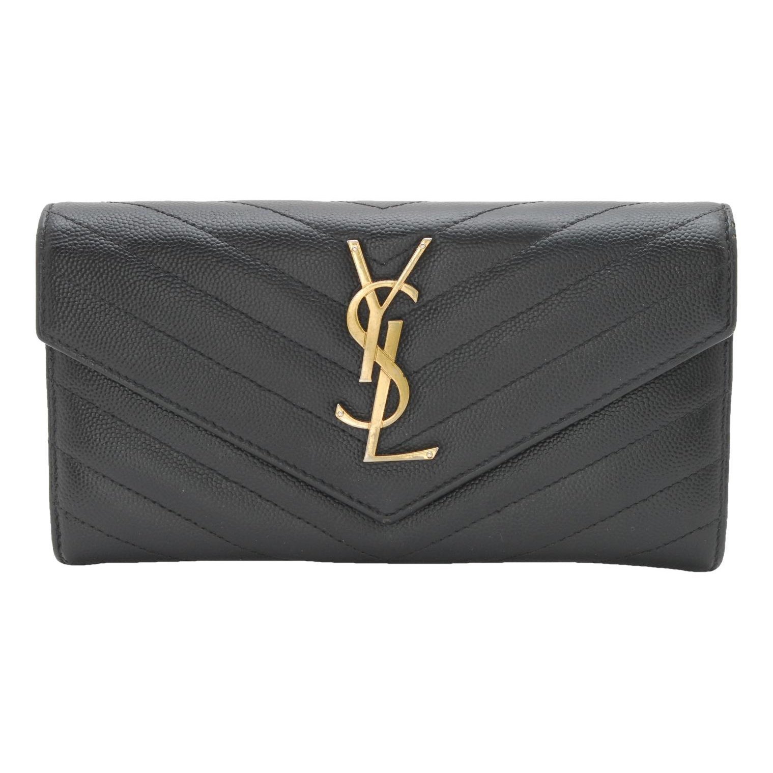 Leather clutch bag