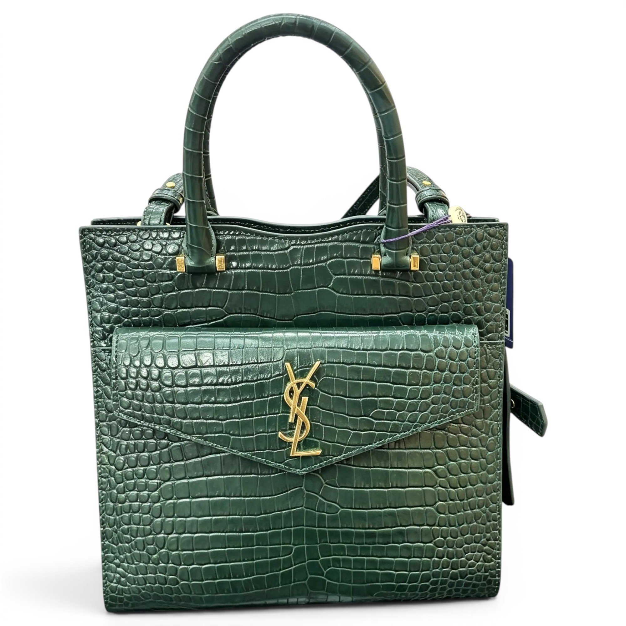 Uptown leather handbag