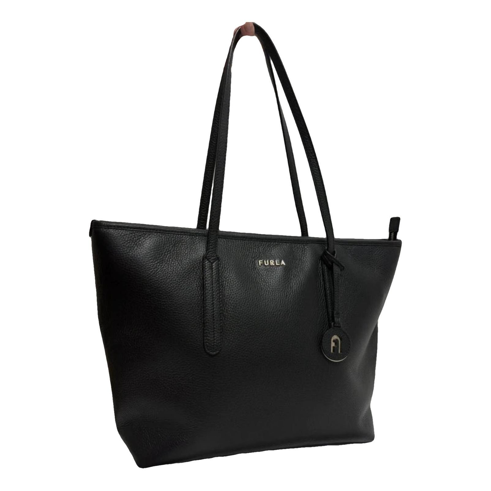 Leather tote