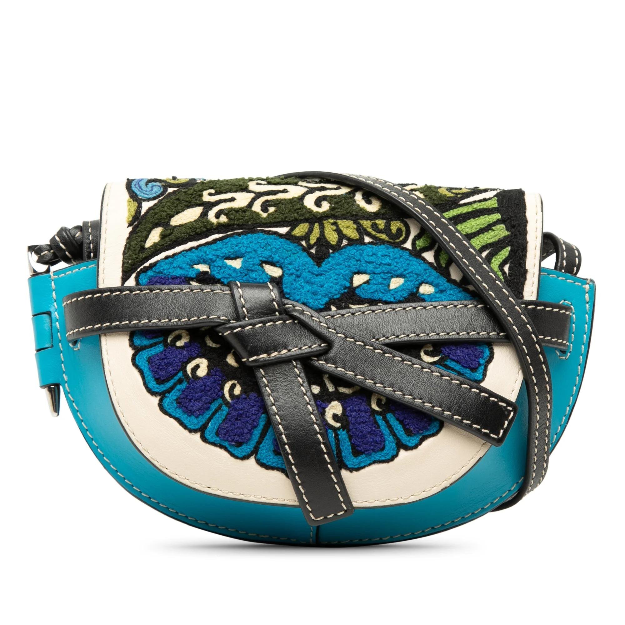 Gate leather crossbody bag