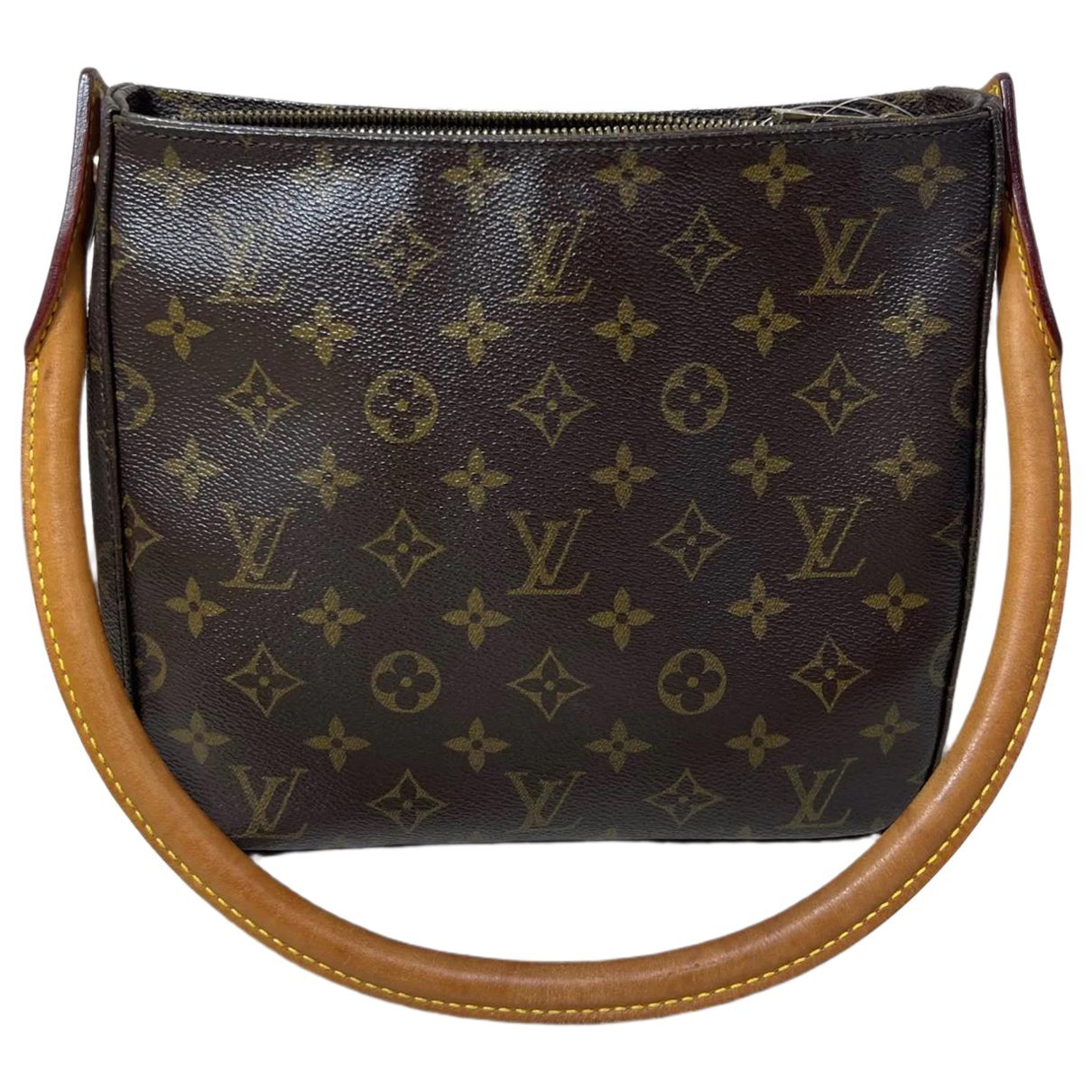 Looping vinyl handbag