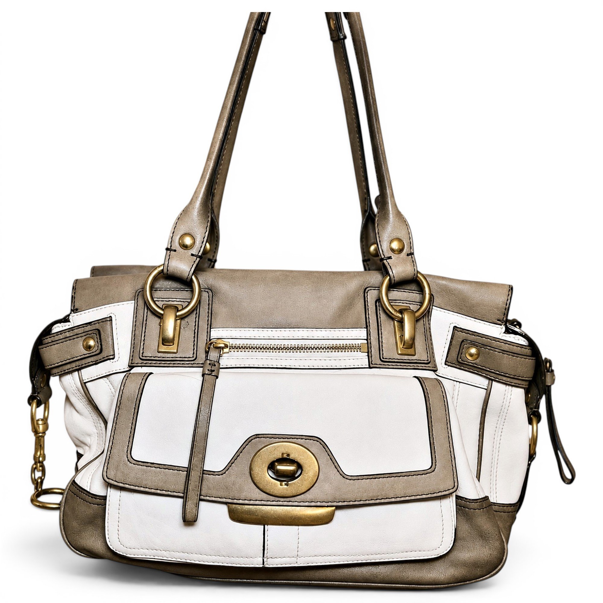 Leather satchel