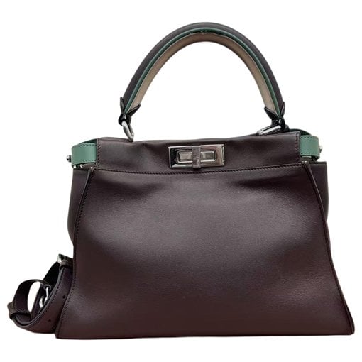 Peekaboo leather handbag