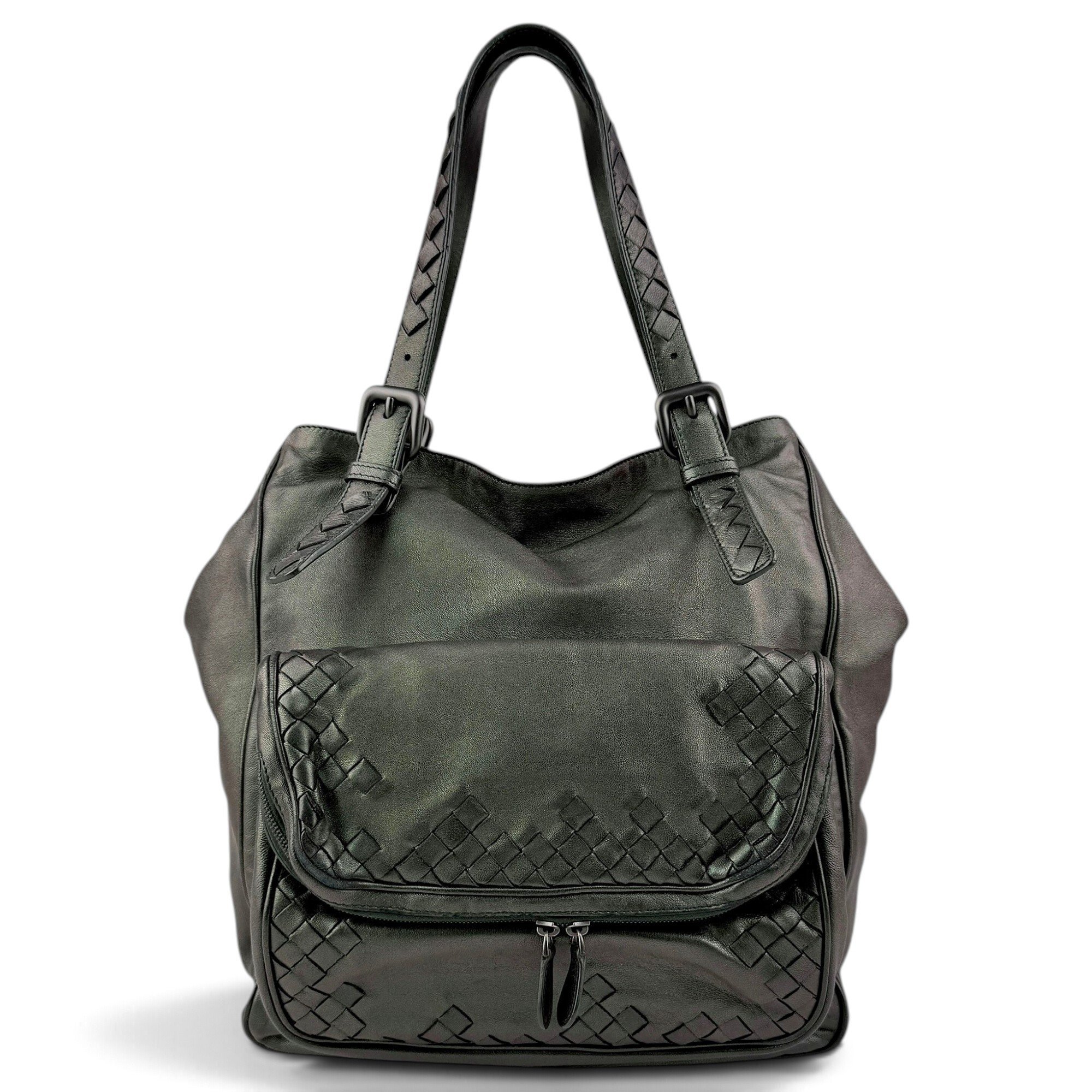 Leather handbag