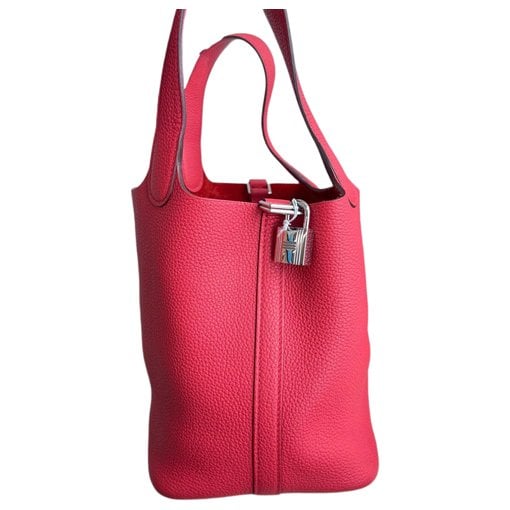 Picotin leather handbag