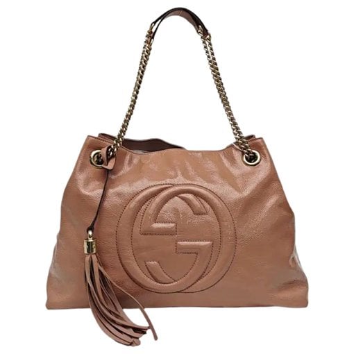 Gucci Soho patent leather handbag