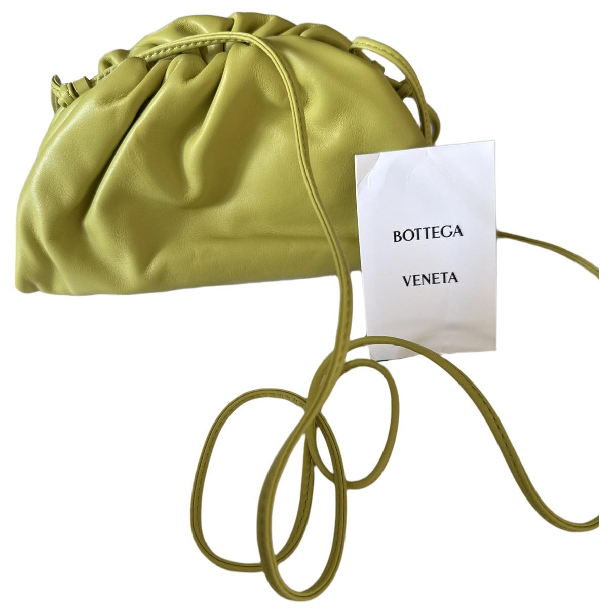 Pouch leather handbag