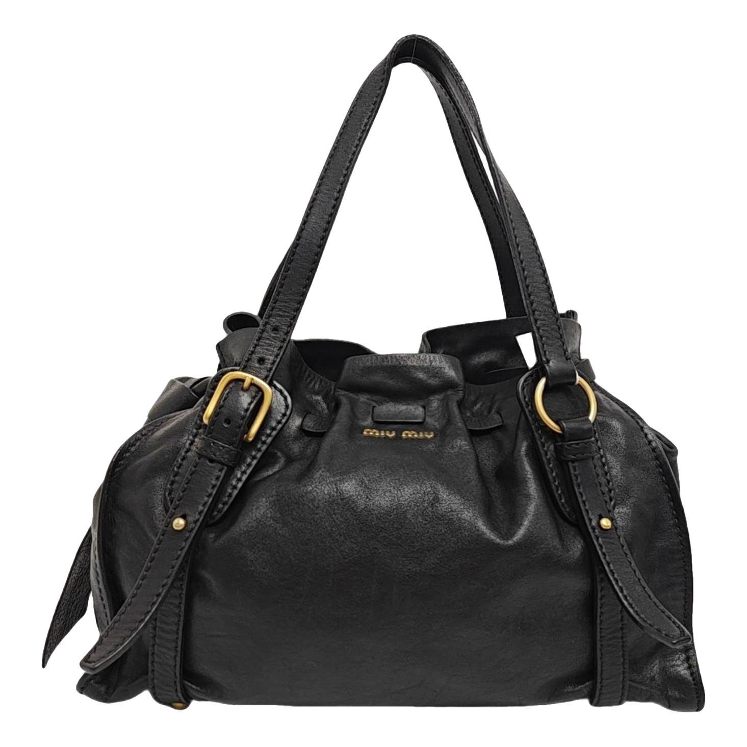 Leather handbag