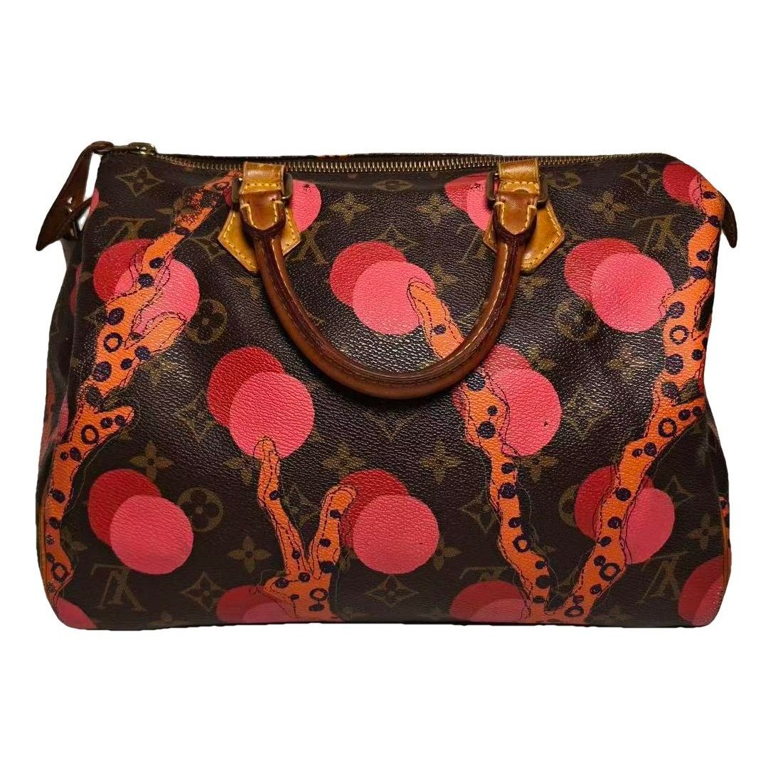 Speedy leather handbag