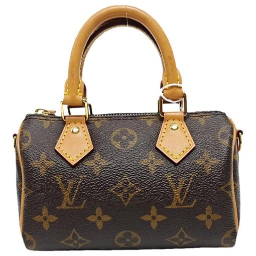 Nano Speedy / Mini HL leather handbag