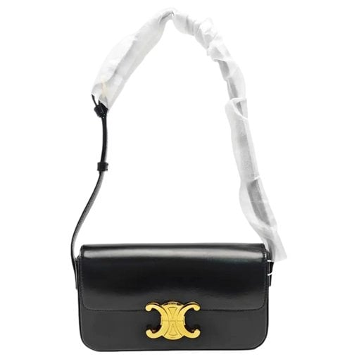 Triomphe leather handbag