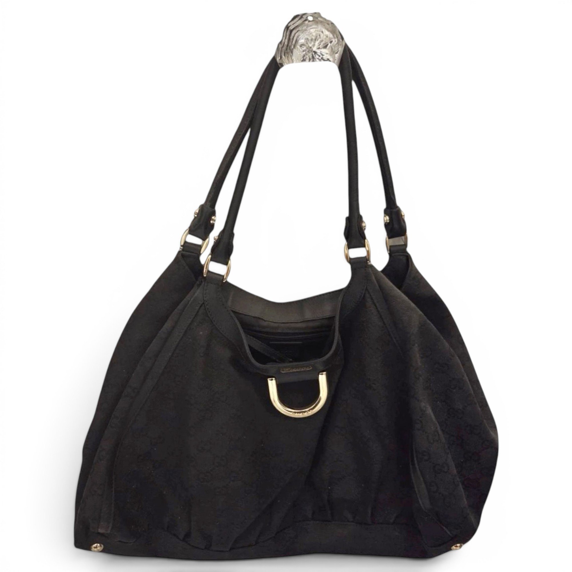 D-Ring leather handbag