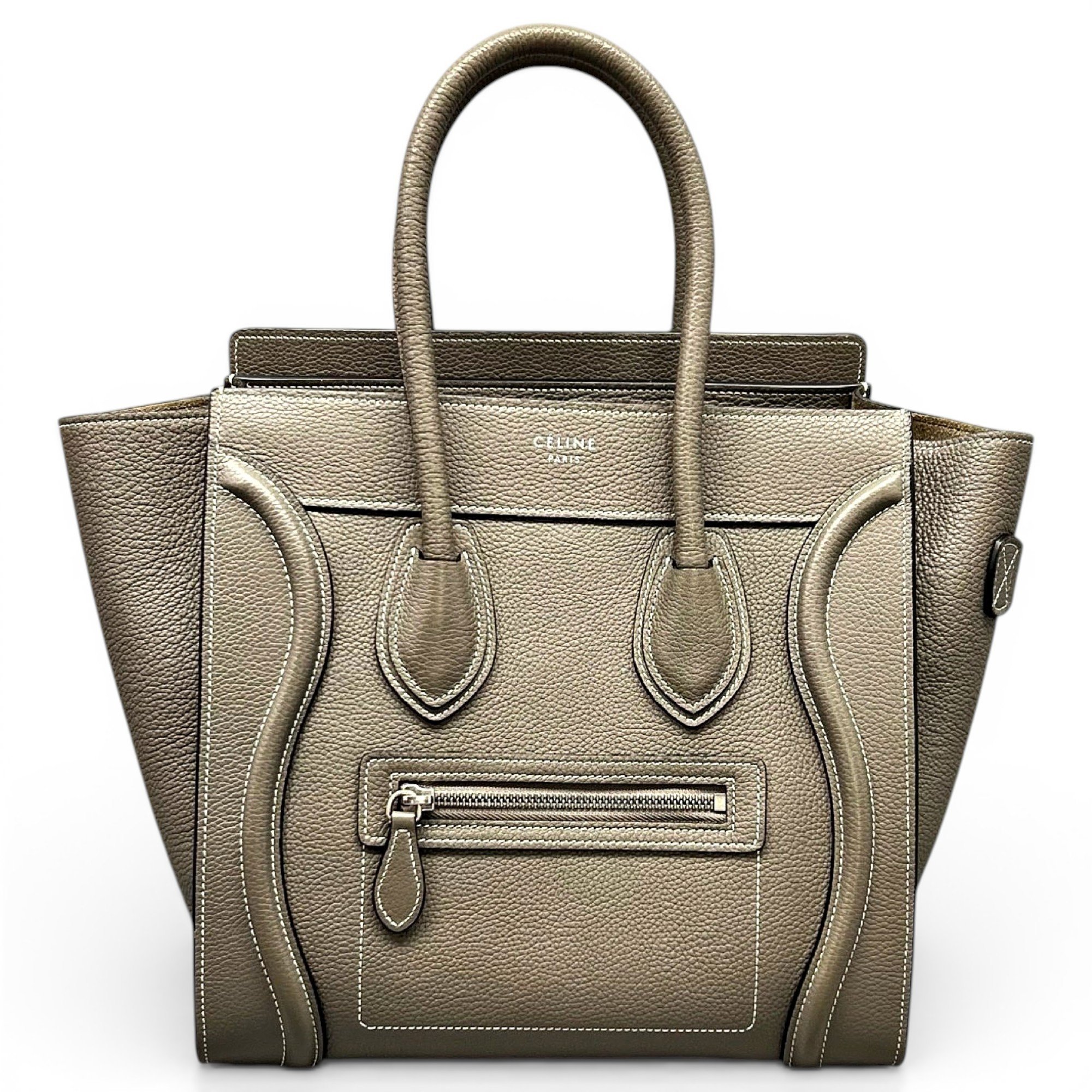 Luggage leather handbag