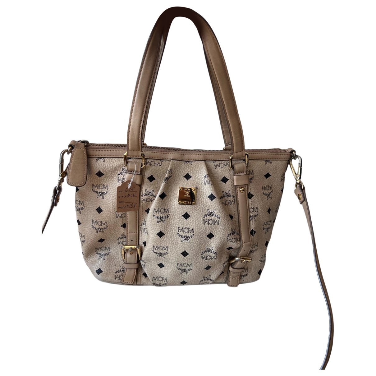 Leather tote