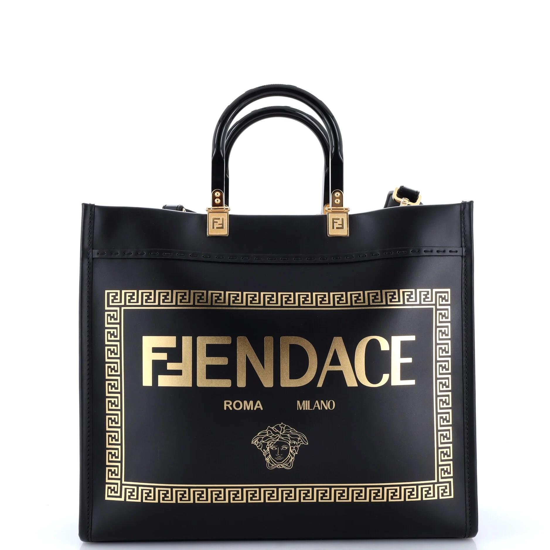 Leather tote
