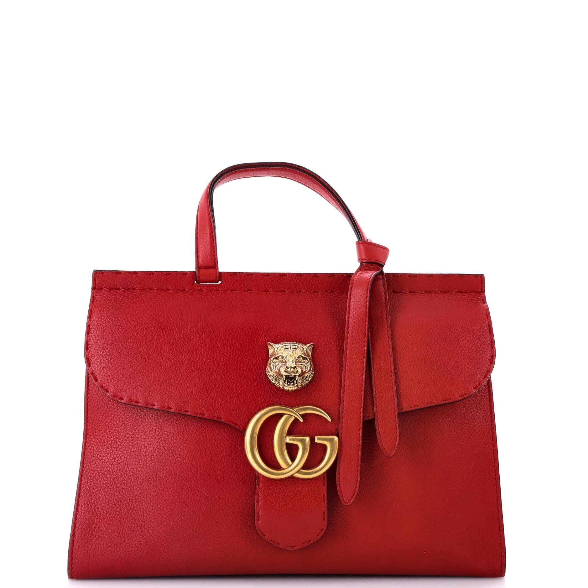 Leather handbag