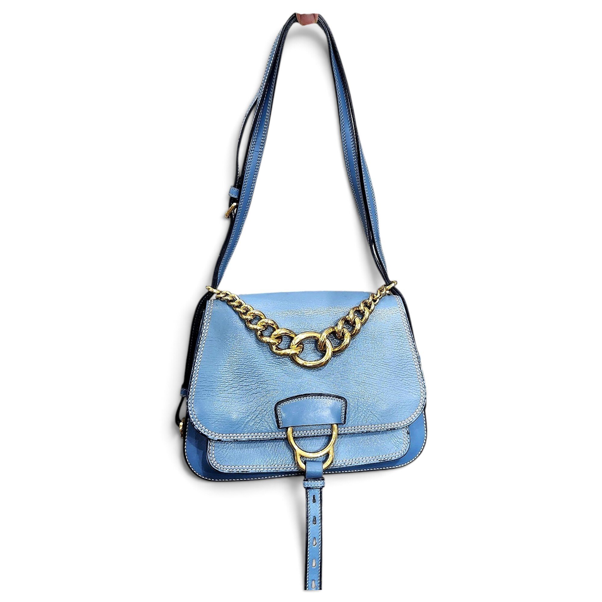 Miu Club leather handbag