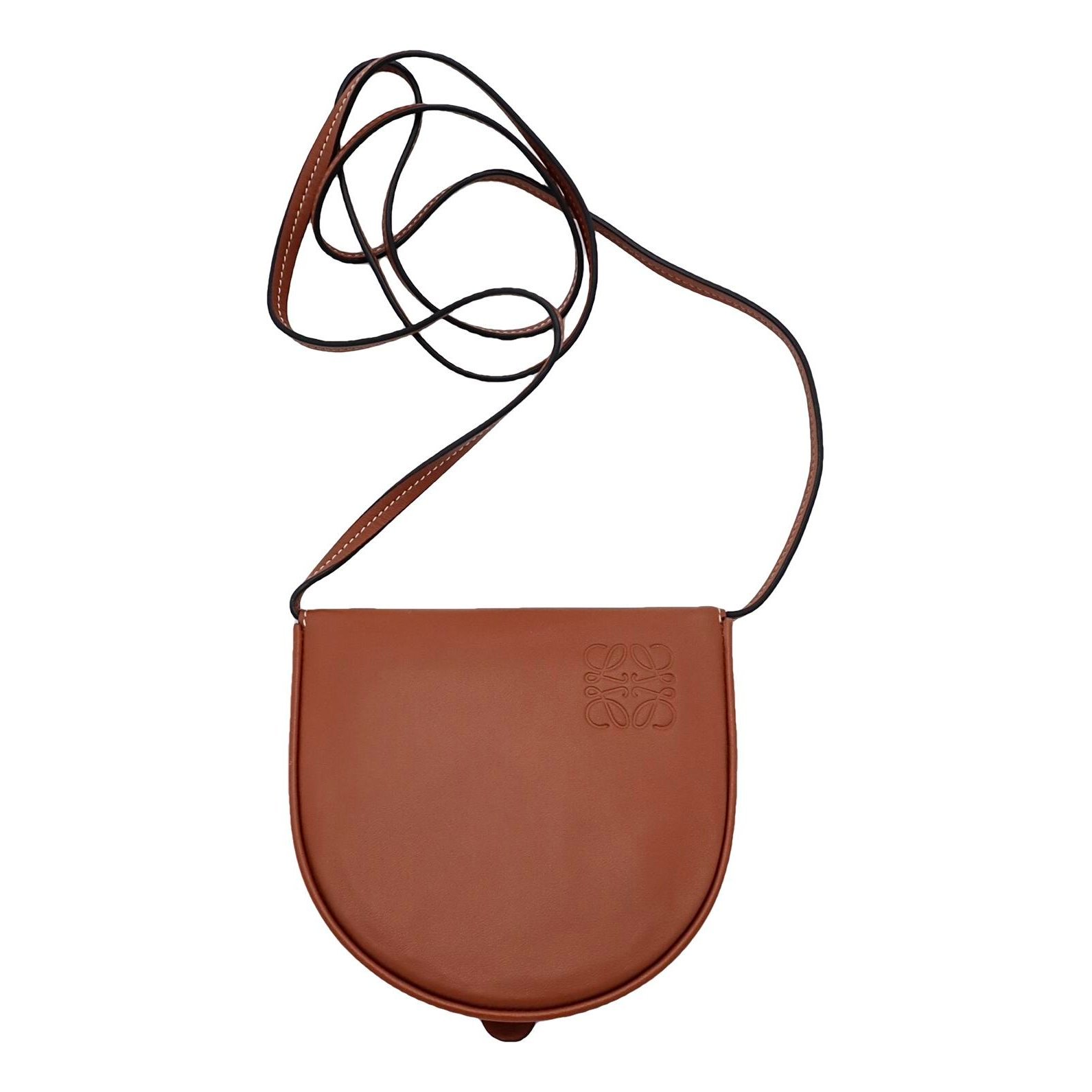 Heel leather mini bag