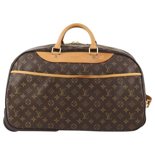 Leather travel bag