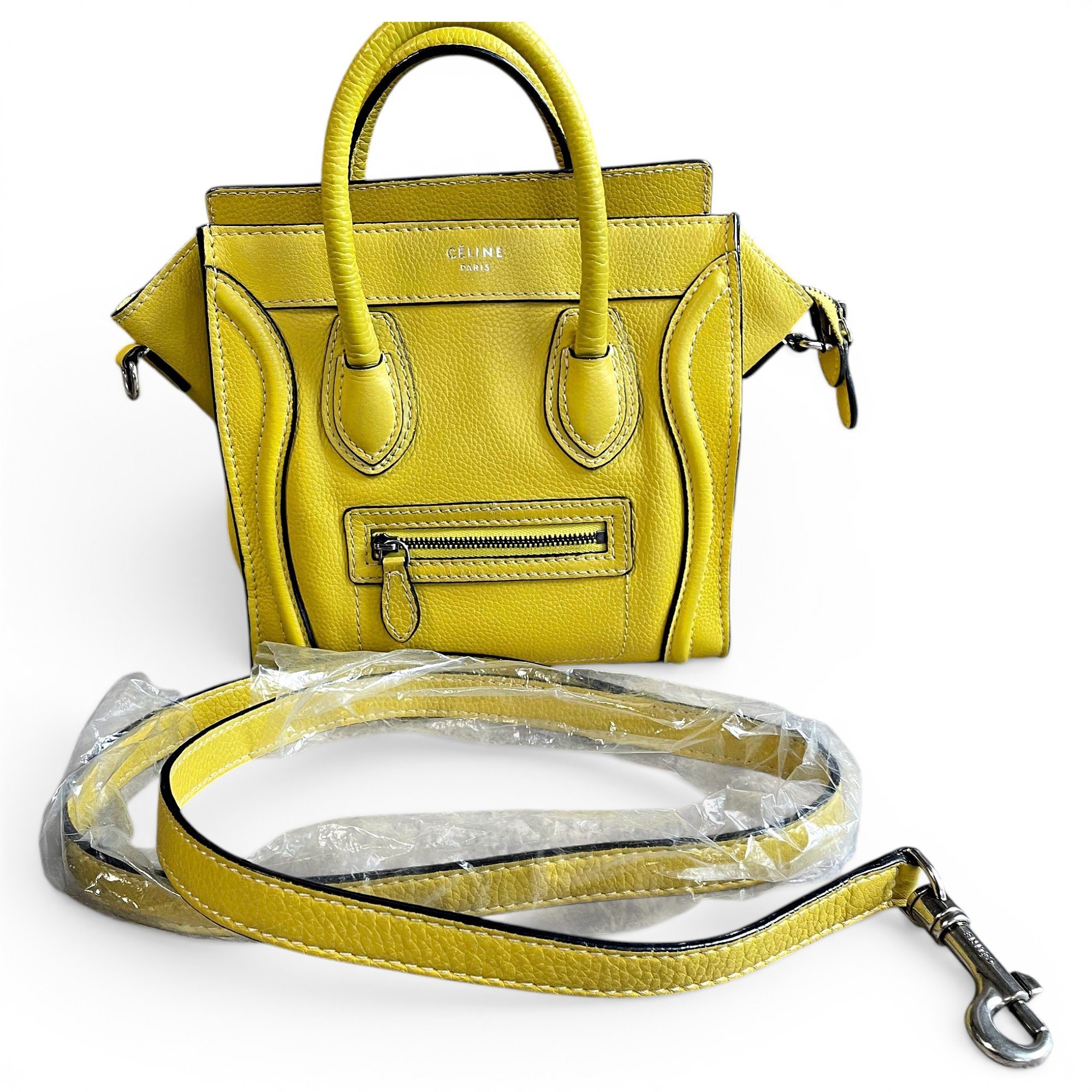 Nano Luggage leather handbag