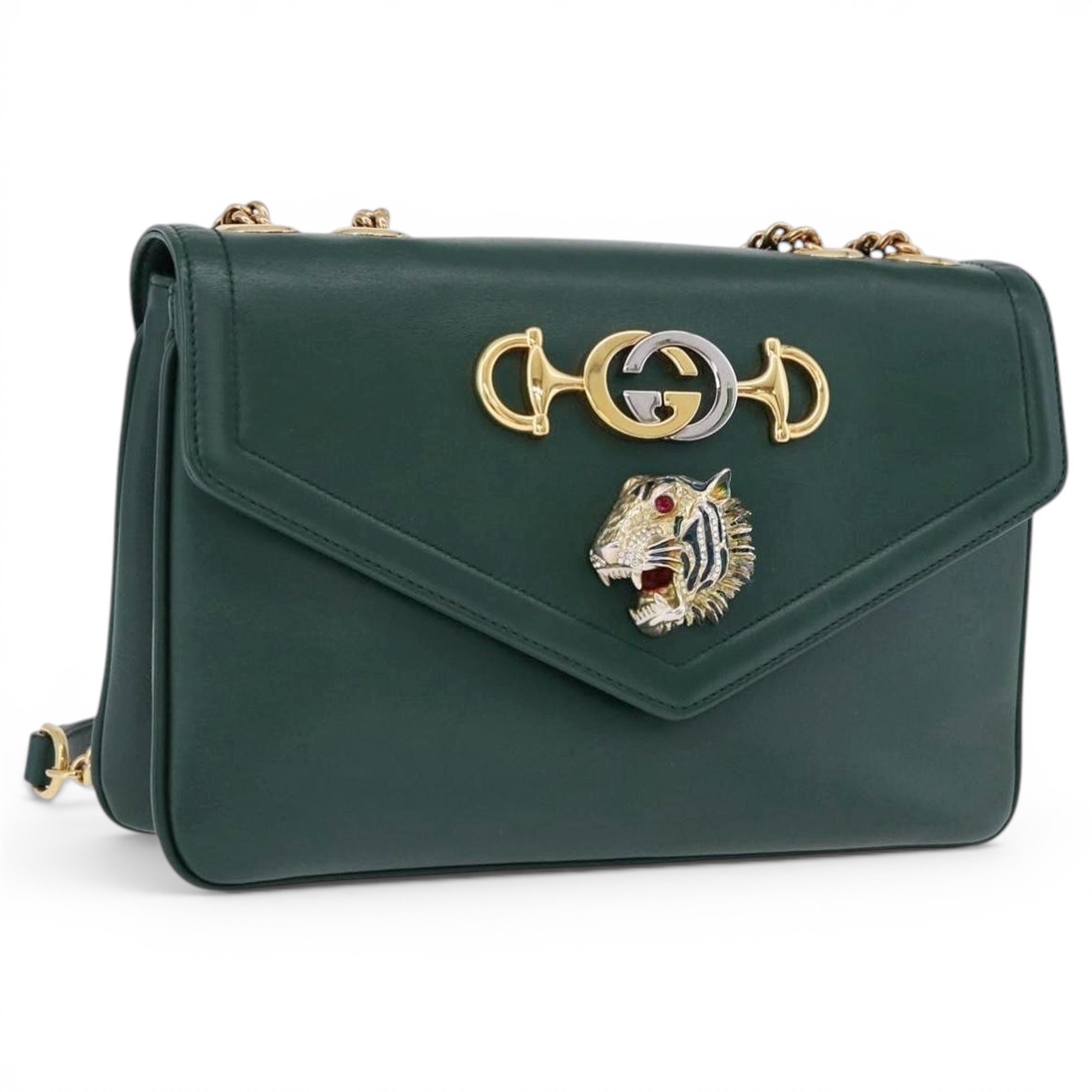 Rajah leather handbag