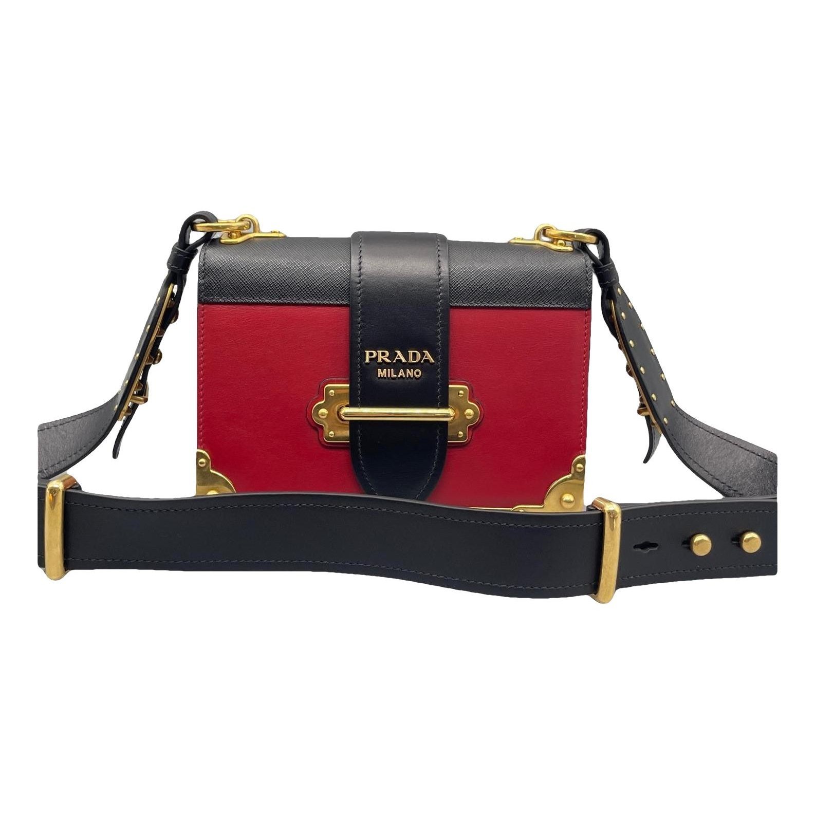 Cahier leather handbag