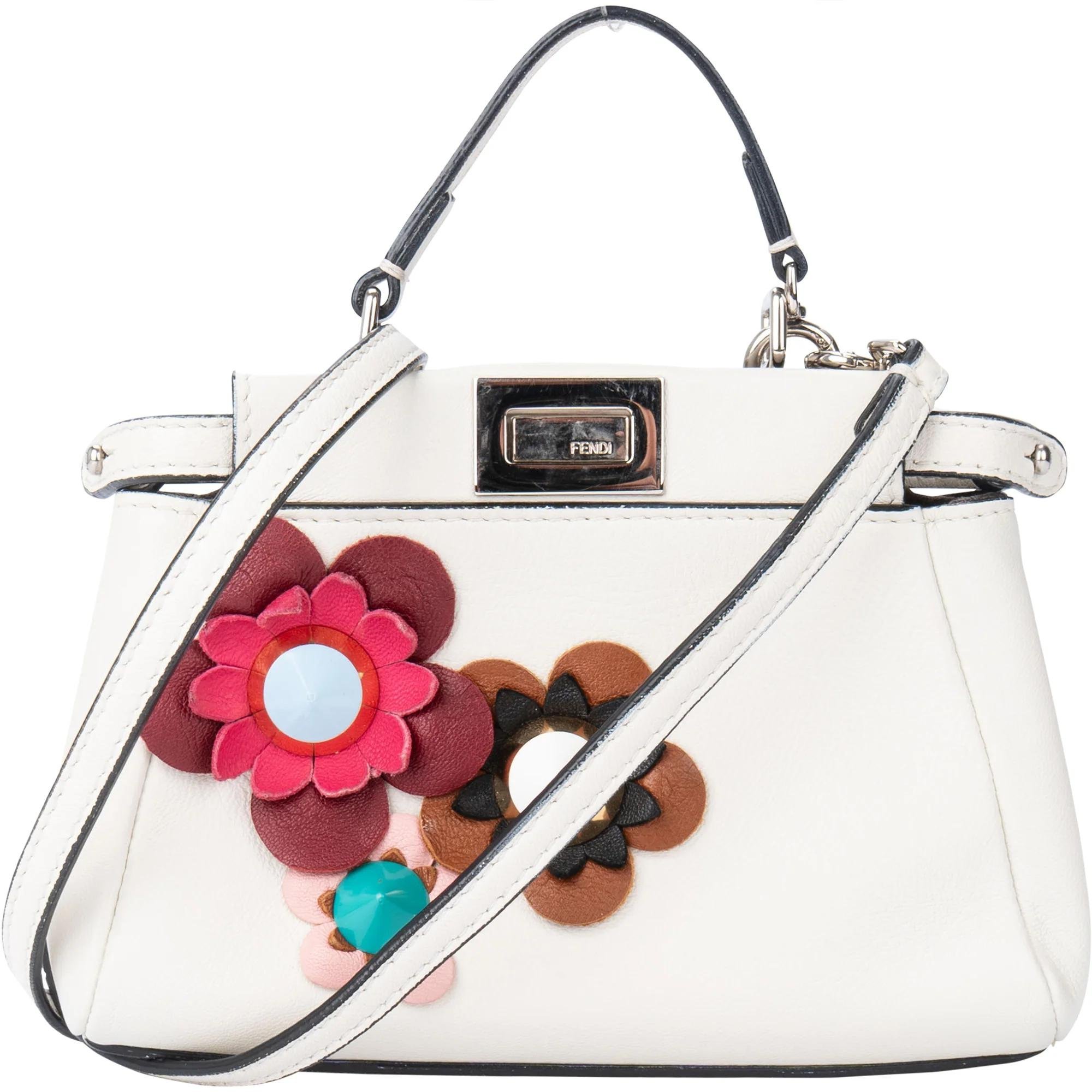 Peekaboo leather handbag
