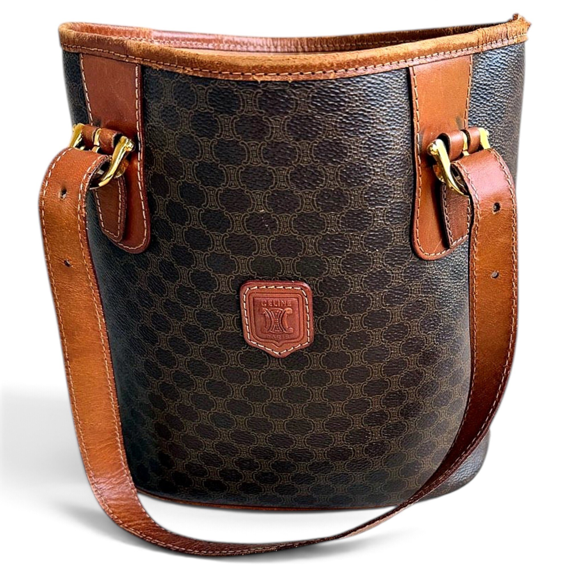 SAC SEAU leather handbag