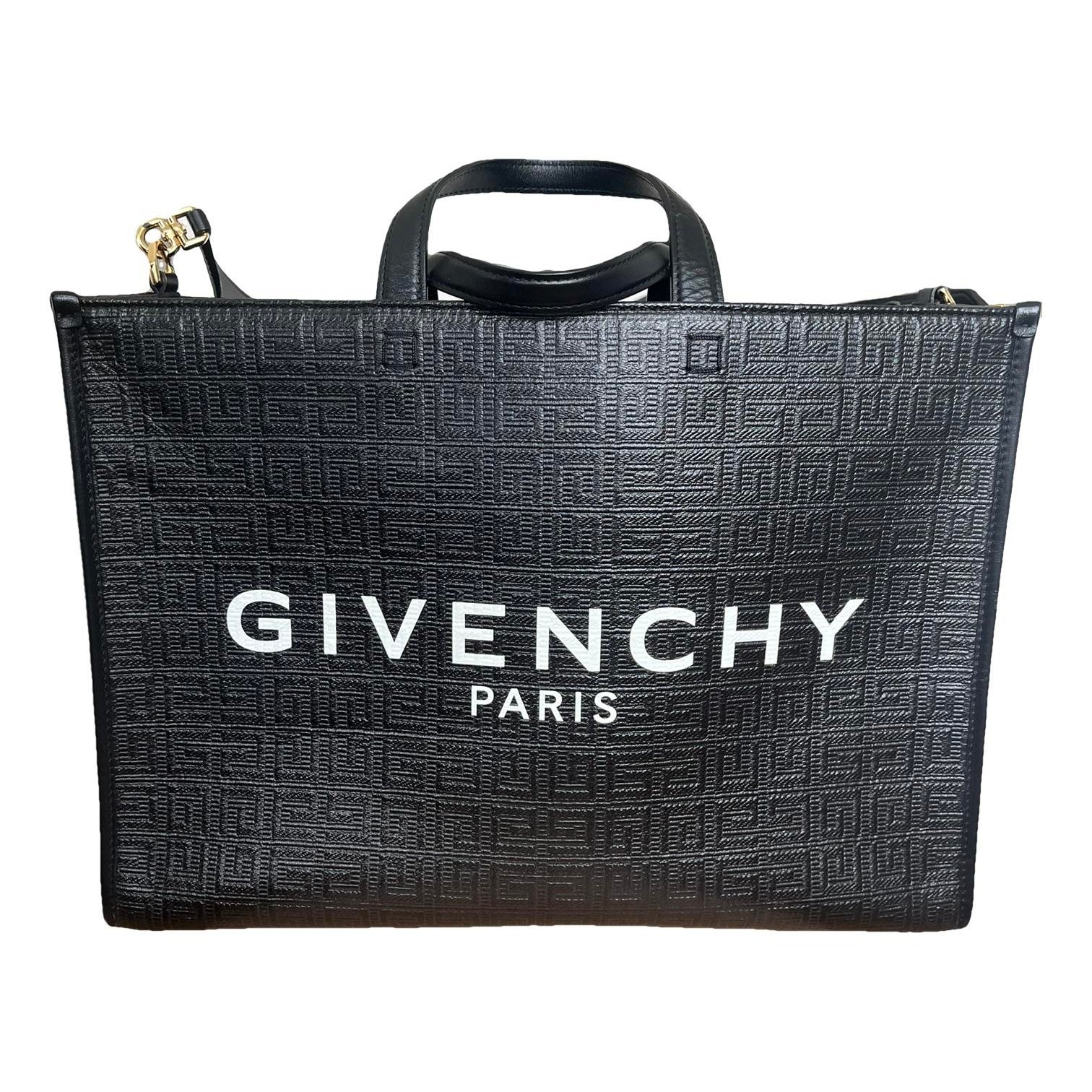 G Tote leather handbag