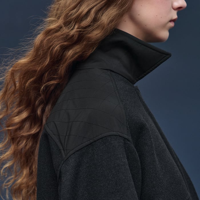Gris Obscur "Chaine d'Ancre" Short Coat
