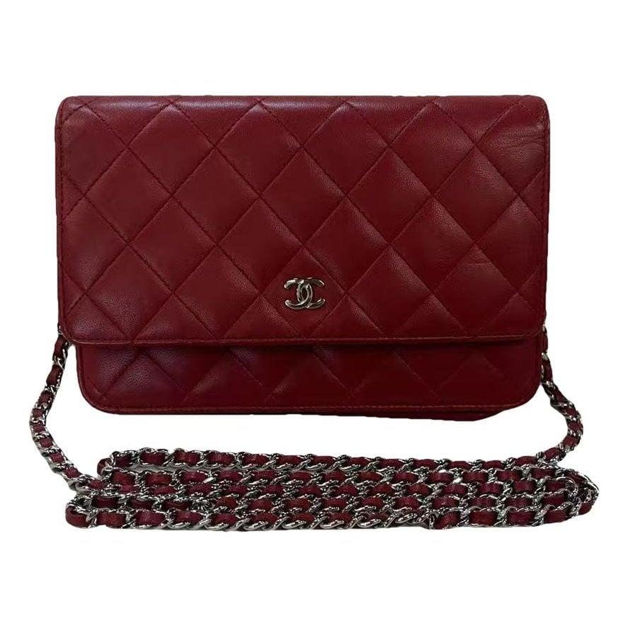 Wallet On Chain Timeless/Classique leather handbag