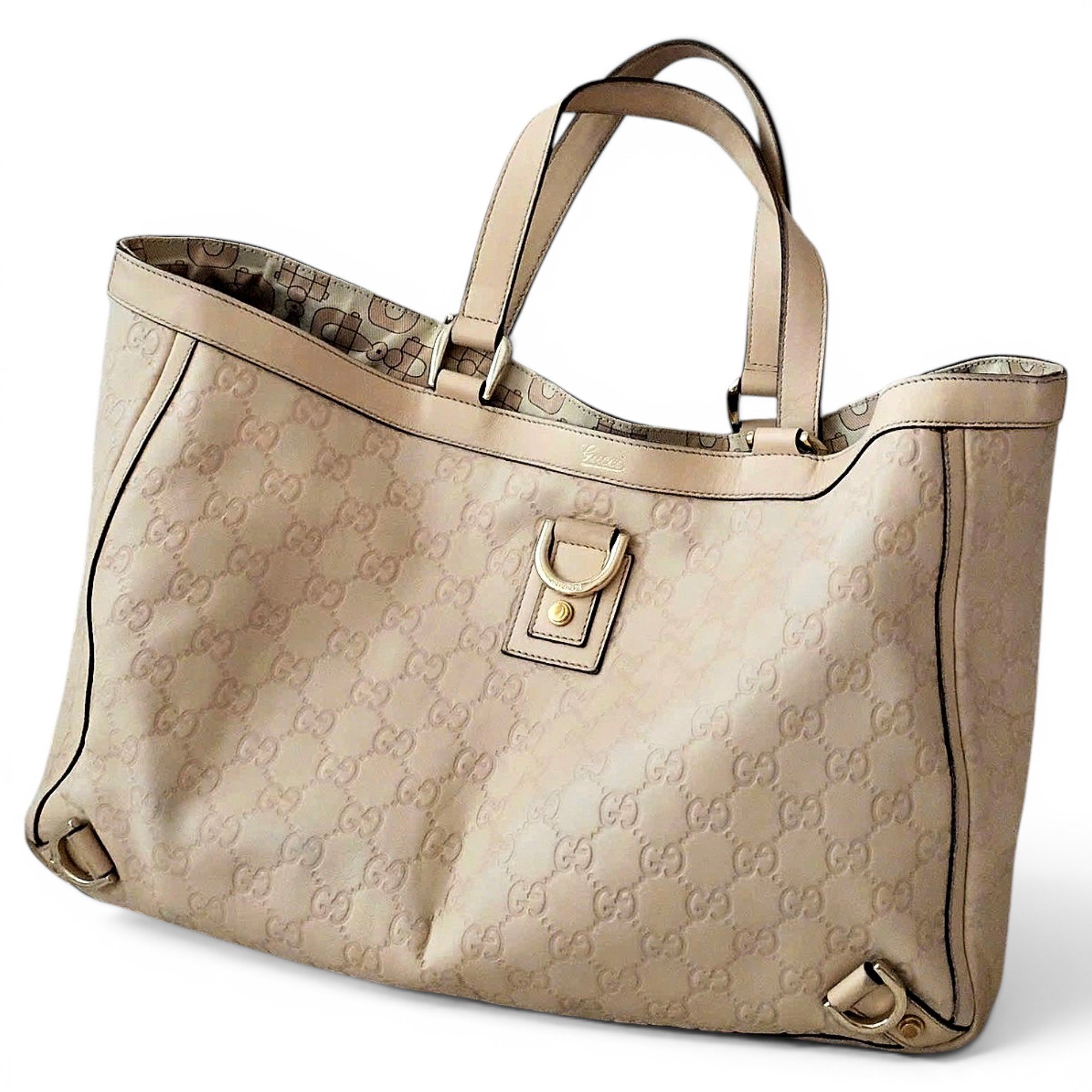 Abbey leather tote