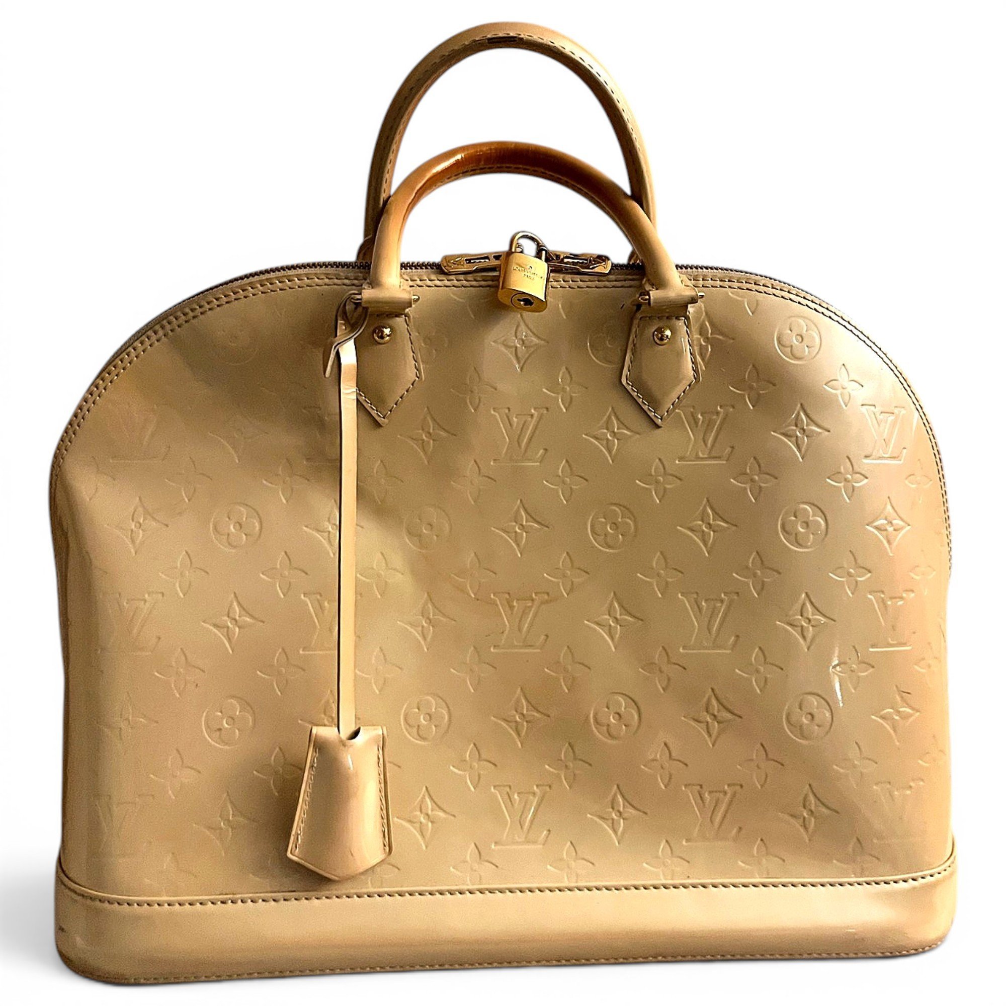 Alma patent leather handbag