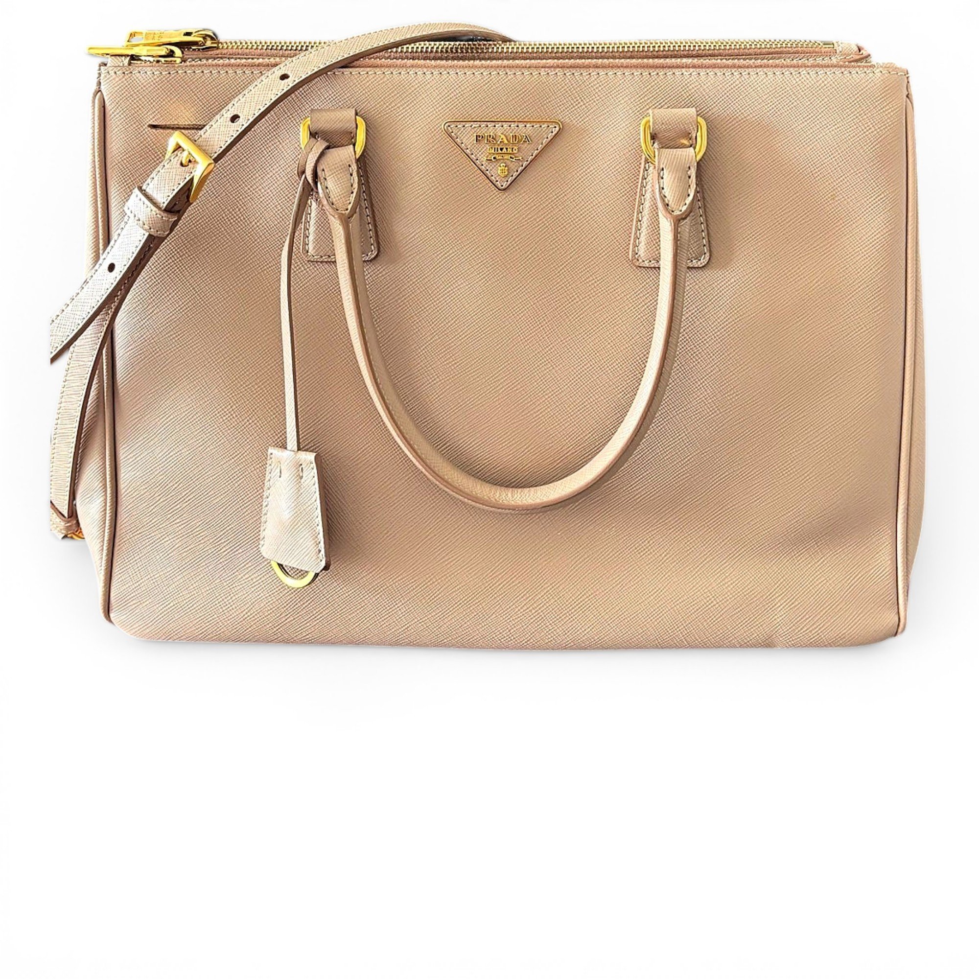 Galleria leather handbag