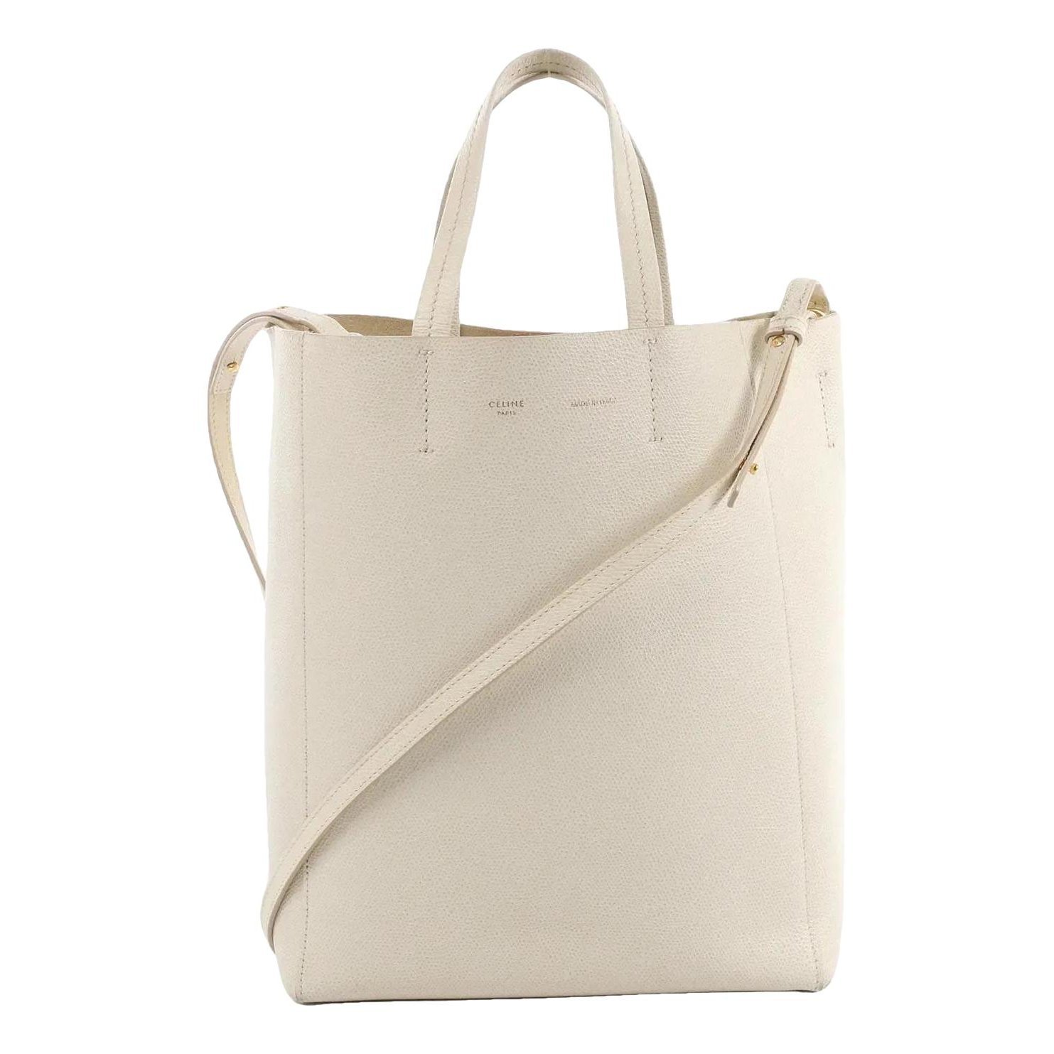 Cabas leather handbag