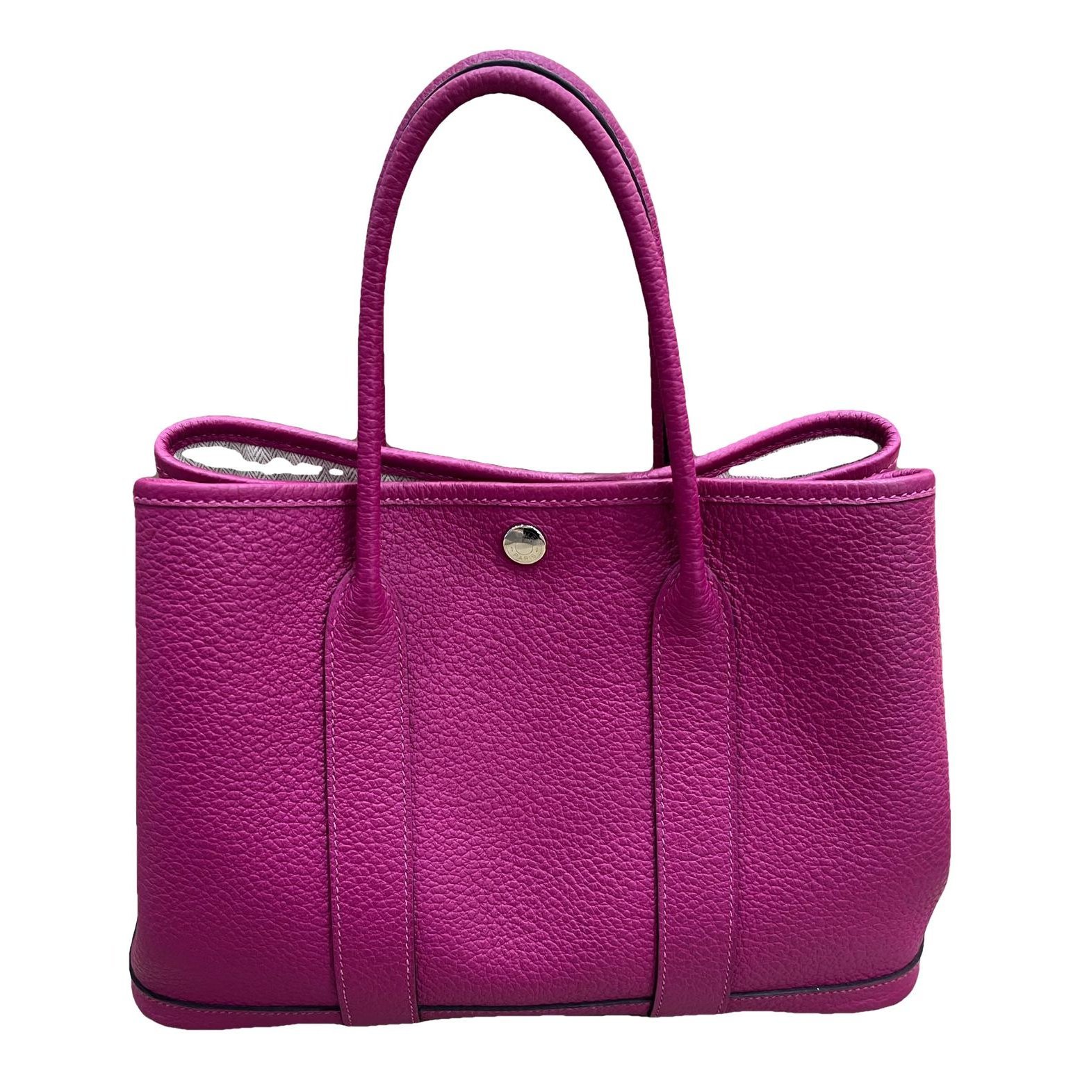 Garden Party leather handbag