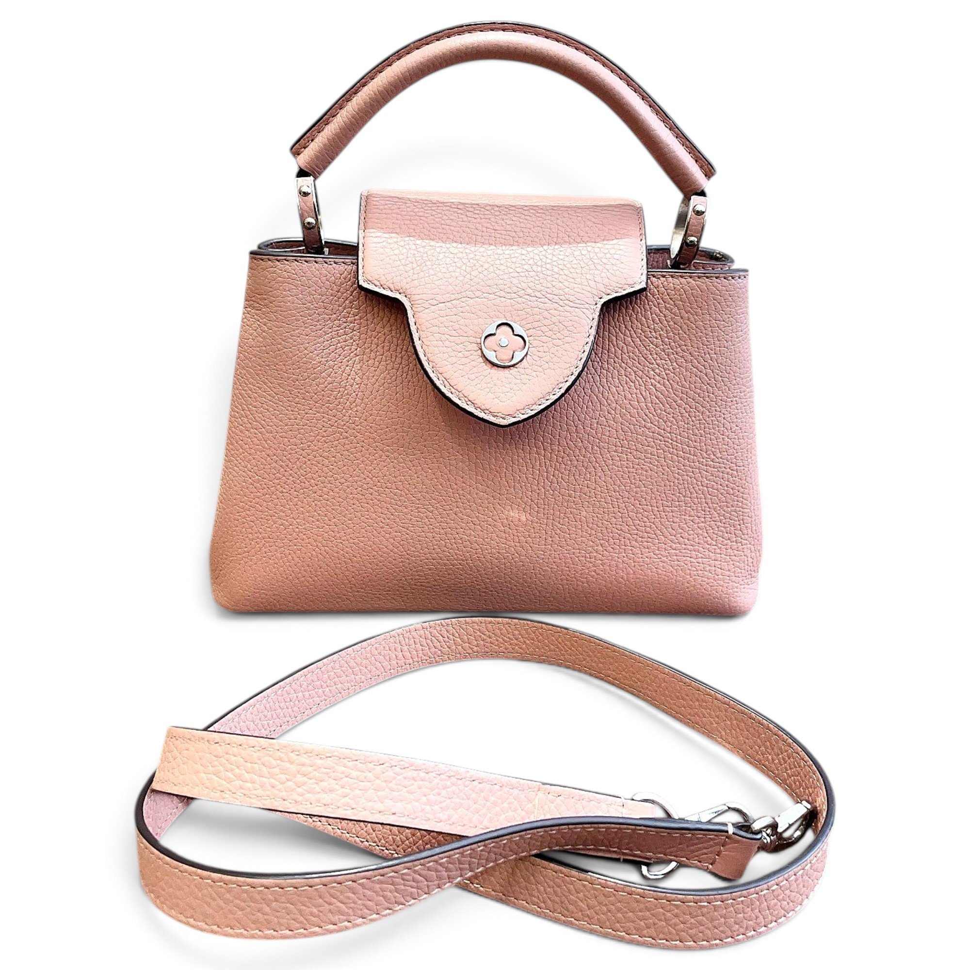 Capucines leather handbag