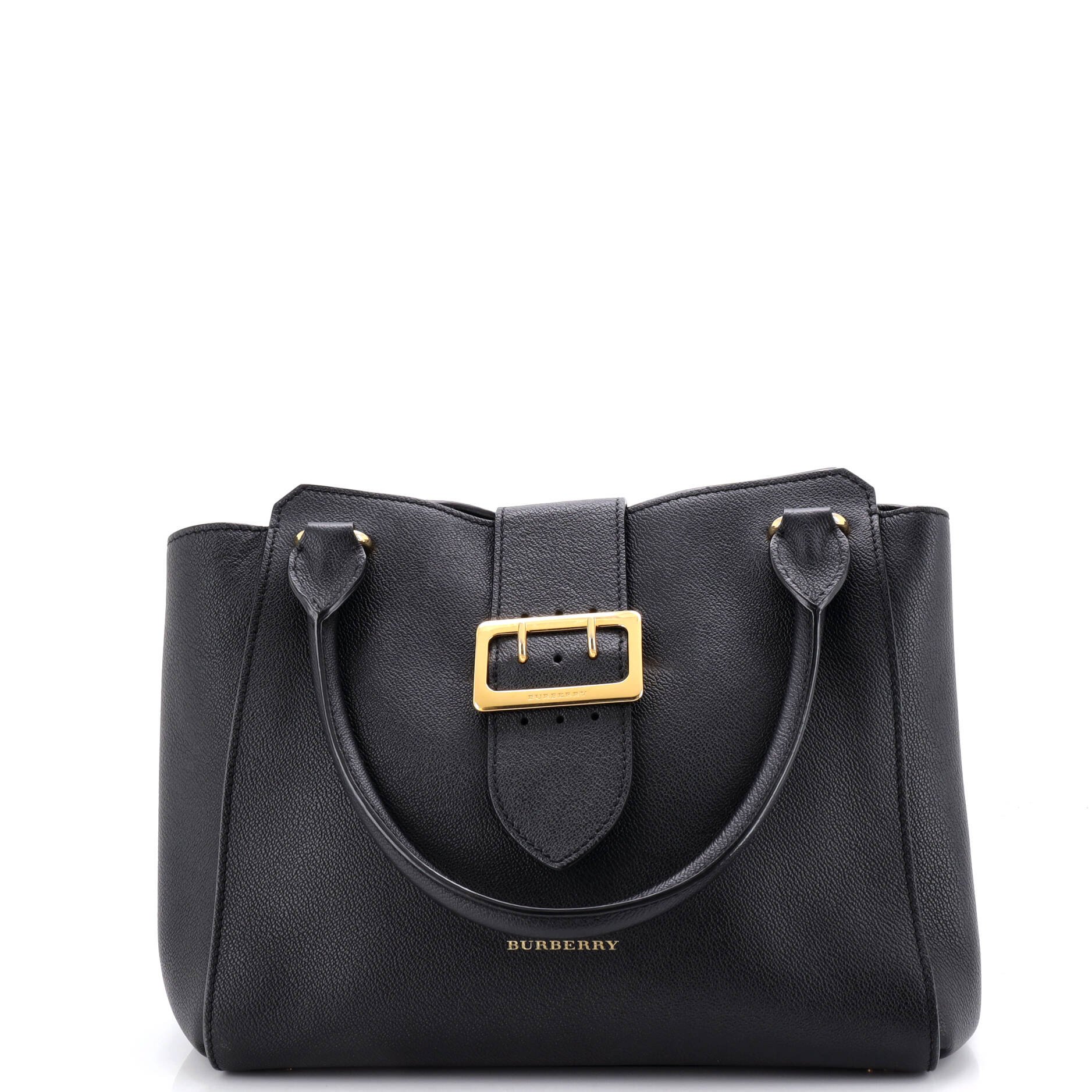 Buckle Tote Leather Medium