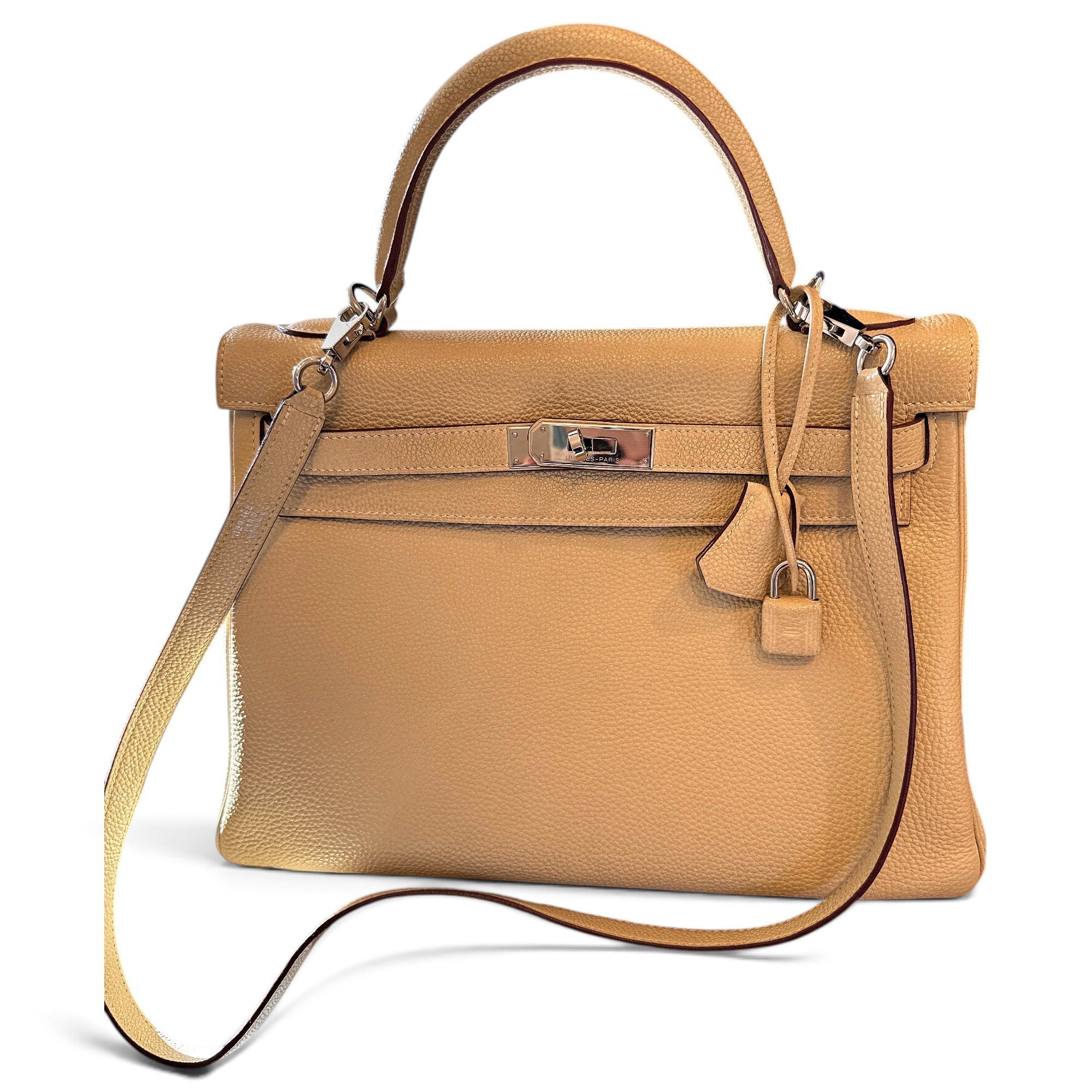 Kelly 32 leather handbag