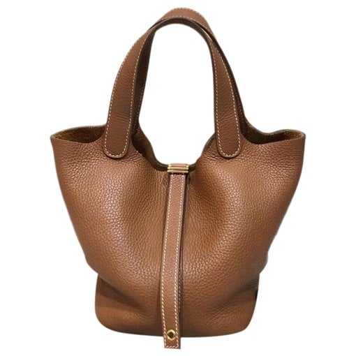 Picotin leather handbag