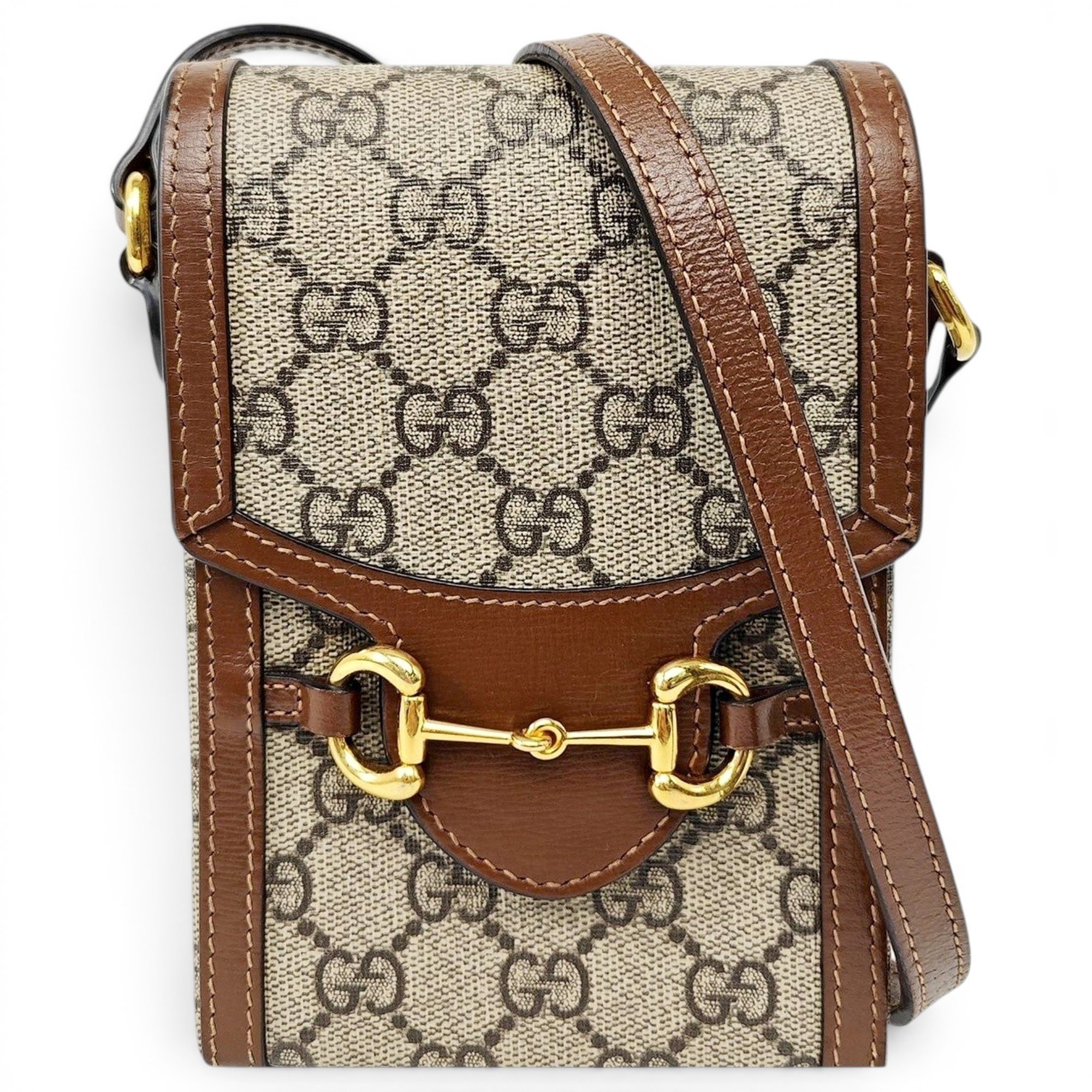 Handle Horsebit 1955 leather handbag