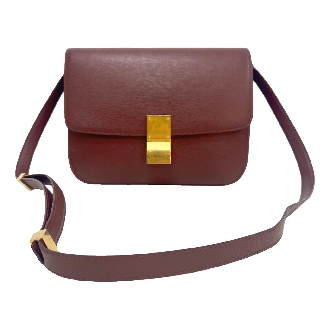 Classic leather crossbody bag