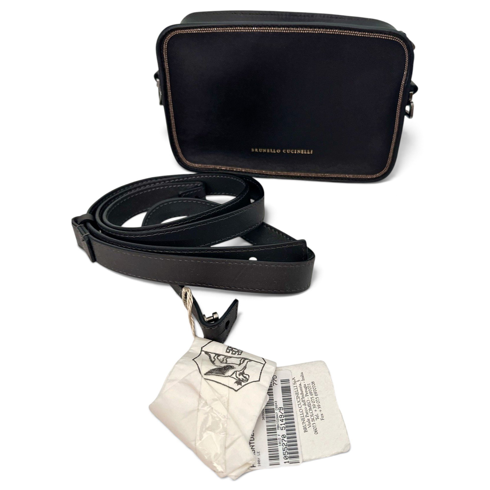 Leather crossbody bag