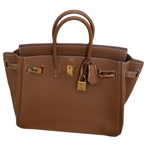 Birkin 25 leather handbag